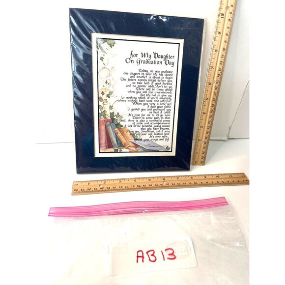 For My Daughter on her Graduation Poem AB13 - Picture 4 of 4